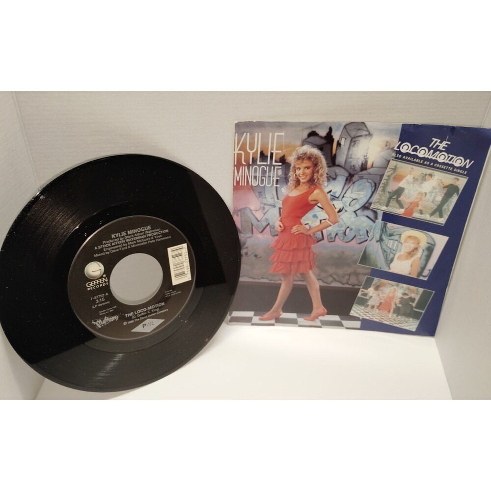 THE LOCOMOTION KYLIE MINOGUE 45 RPM -1987 Vintage